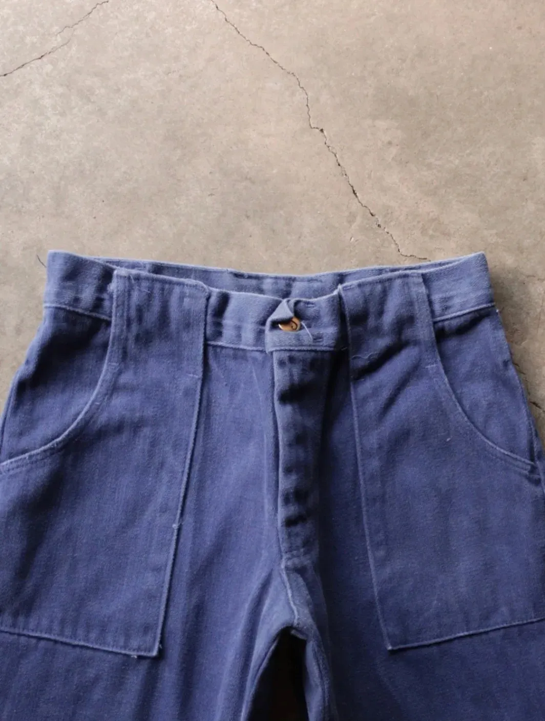 1970S MOLESKIN BUSH FLARED PANTS