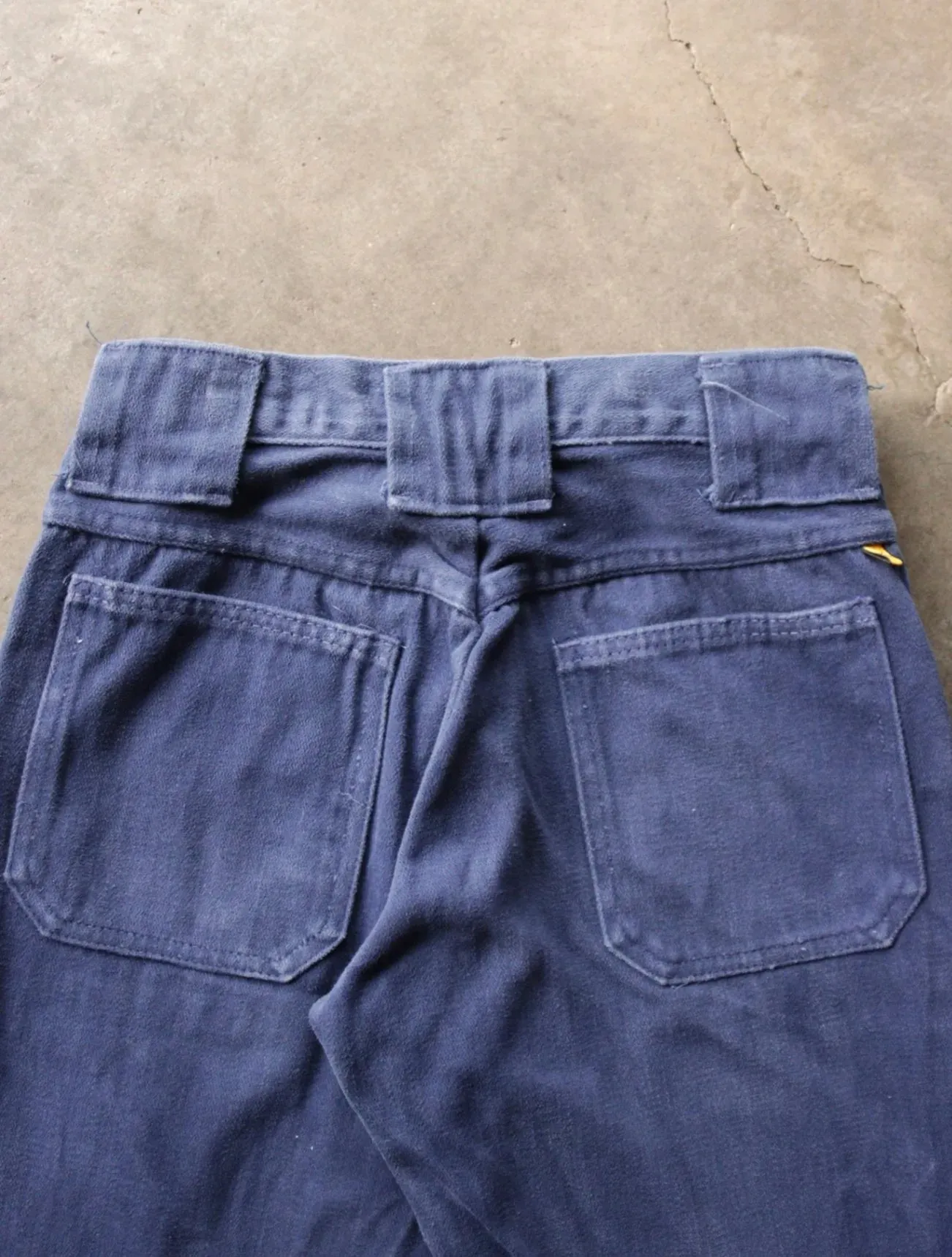 1970S MOLESKIN BUSH FLARED PANTS