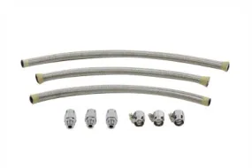 40-0467 - Custom Stainless Steel Oil Line Kit