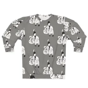 80s Music Icon Johnny Marr Grey Sweatshirt