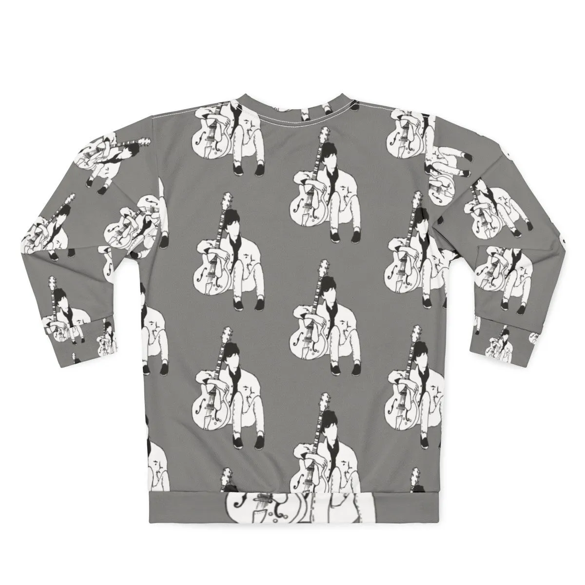 80s Music Icon Johnny Marr Grey Sweatshirt