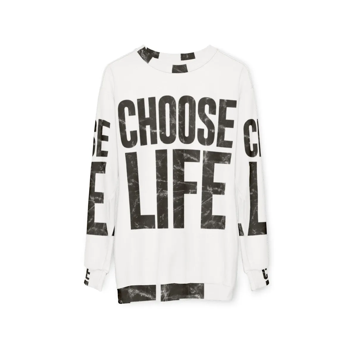 80s "Choose Life" Sweatshirt - George Michael Retro Pop Music Fashion