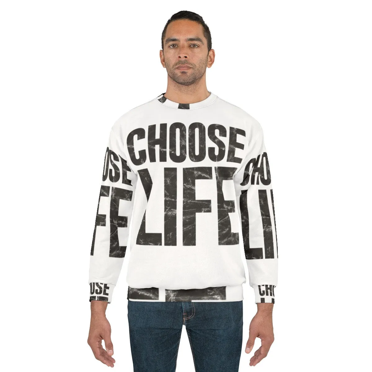 80s "Choose Life" Sweatshirt - George Michael Retro Pop Music Fashion