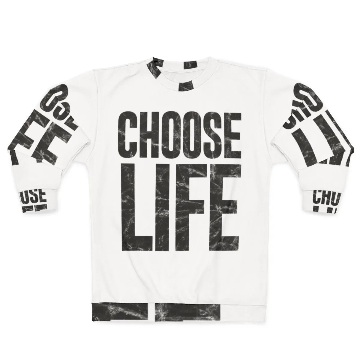 80s "Choose Life" Sweatshirt - George Michael Retro Pop Music Fashion