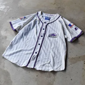 90’s Majestic MLB Colorado Rockies ゲームシャツ USA製 240927