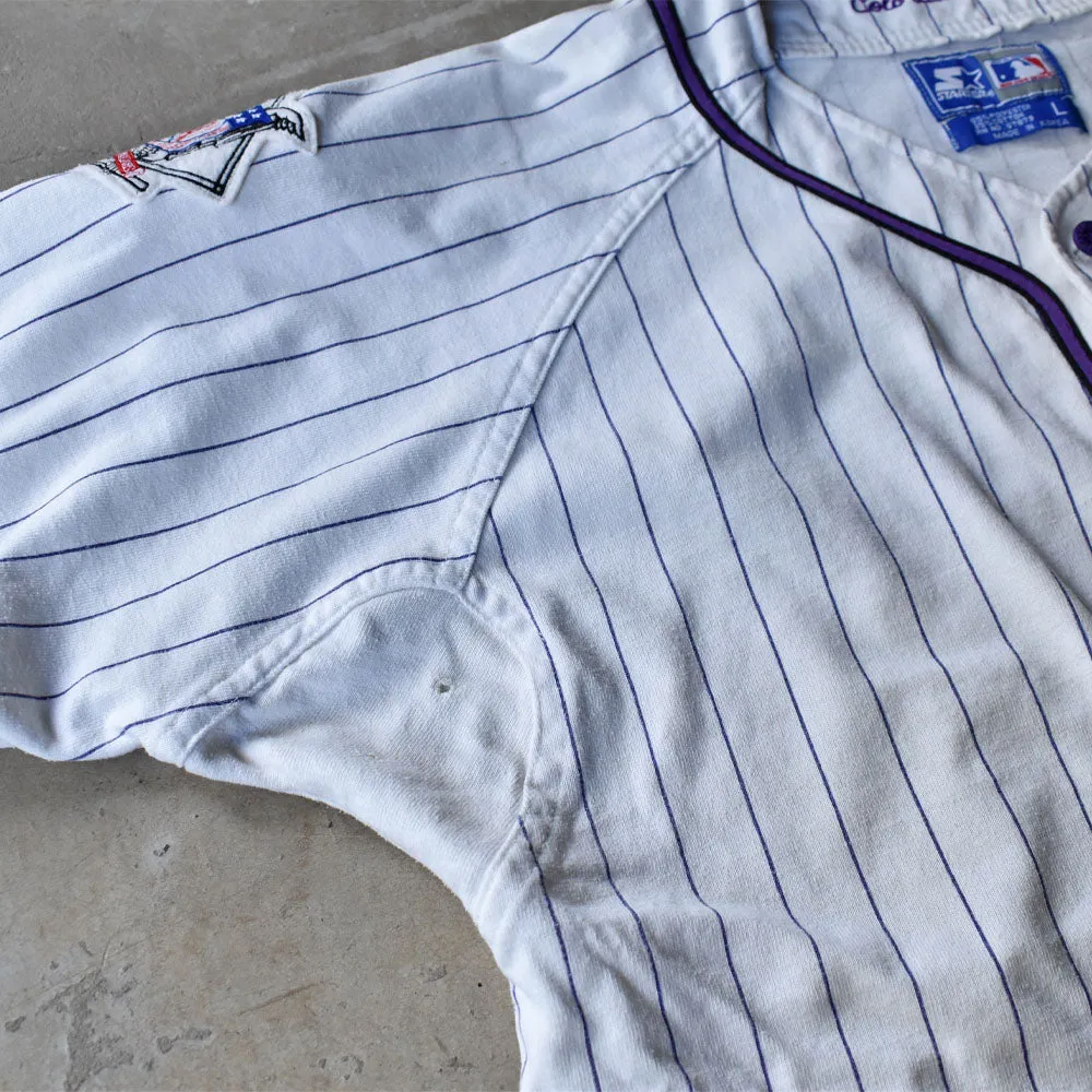 90’s Majestic MLB Colorado Rockies ゲームシャツ USA製 240927