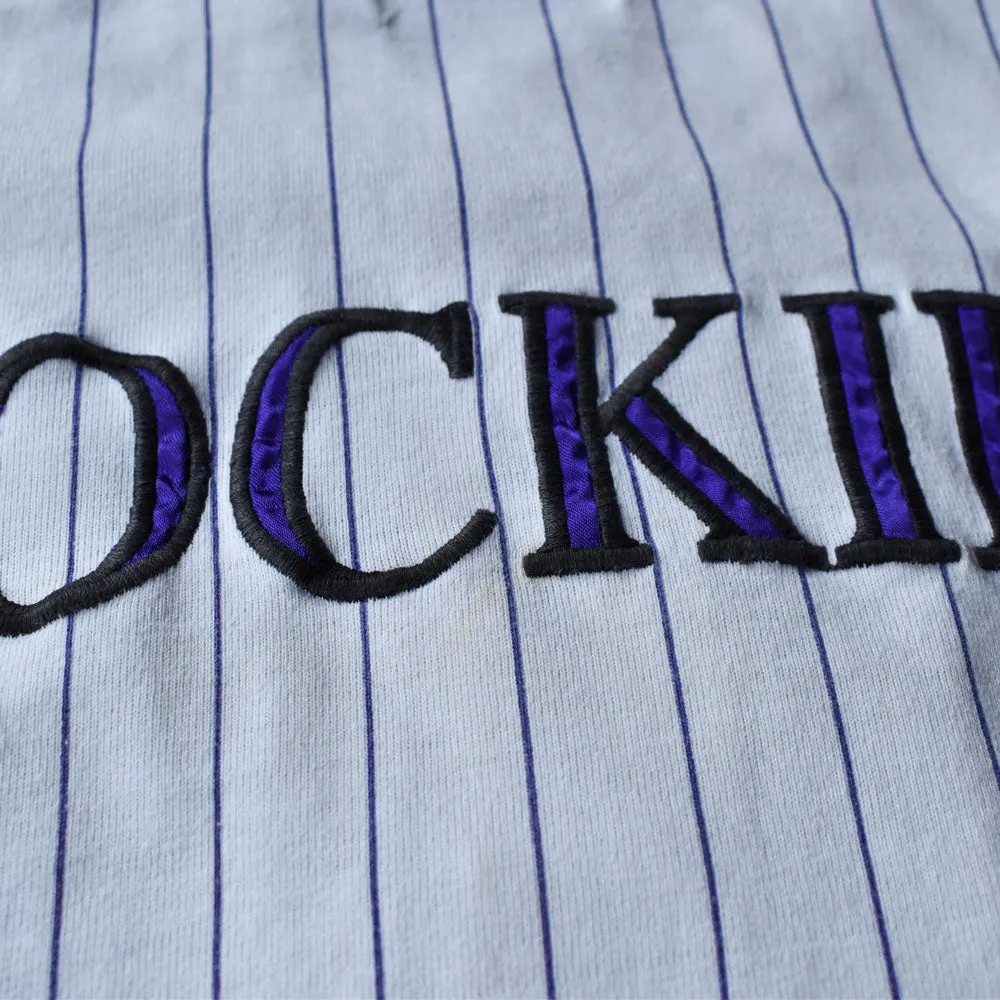 90’s Majestic MLB Colorado Rockies ゲームシャツ USA製 240927