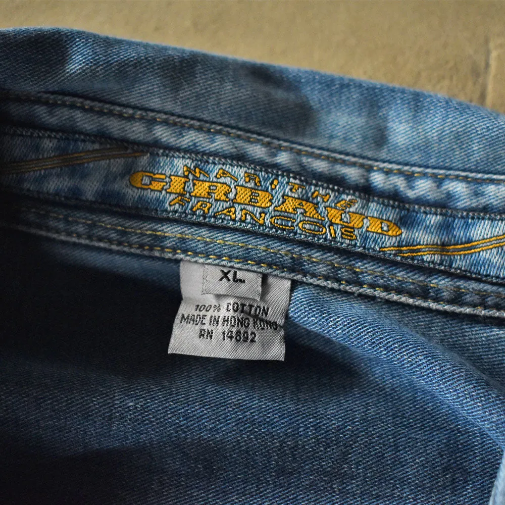 90’s MARITHE FRANCOIS GIRBAUD デニムシャツ シャンブレーシャツ 240408