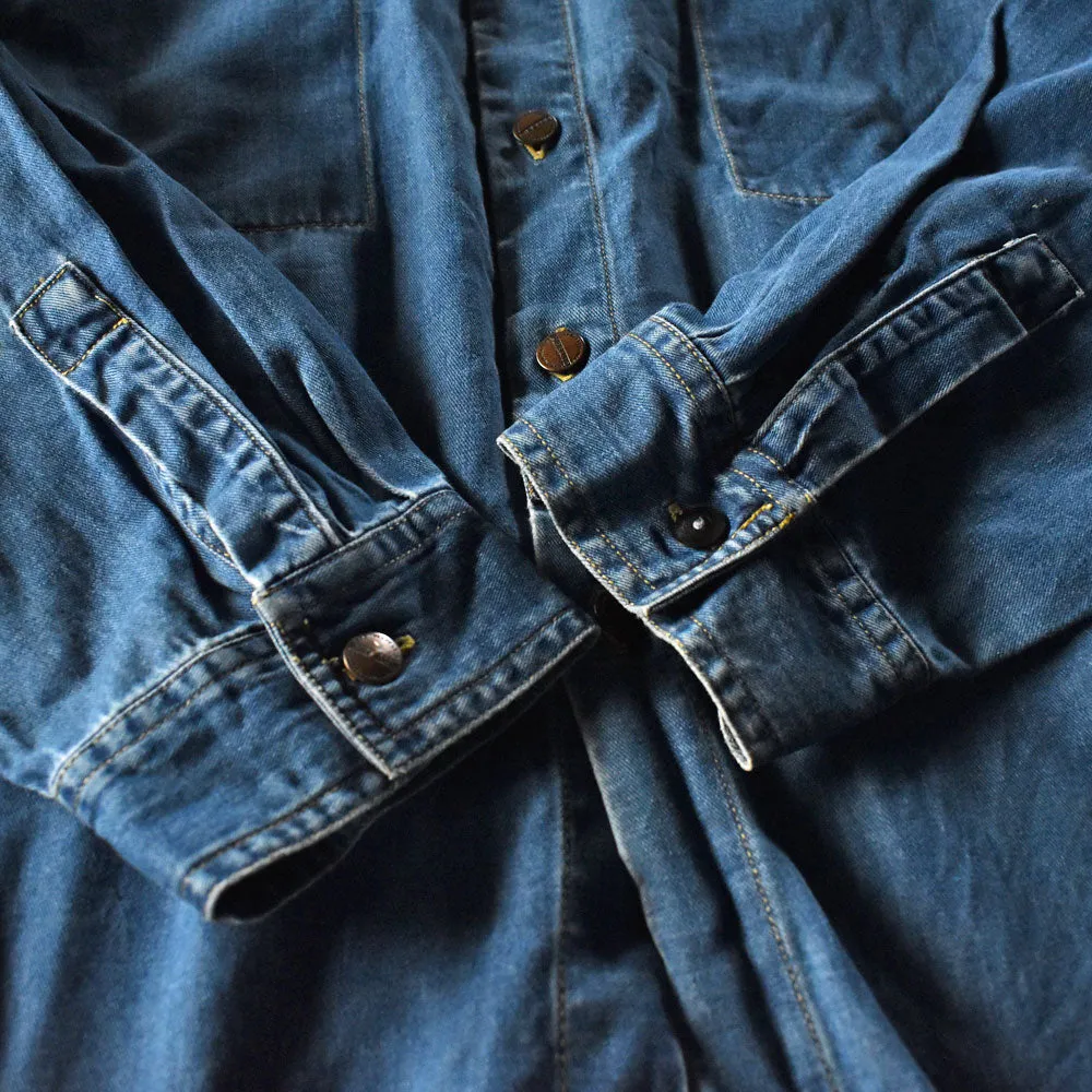 90’s MARITHE FRANCOIS GIRBAUD デニムシャツ シャンブレーシャツ 240408