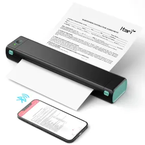 A4 Portable Printers Wireless For Travel Bluetooth Thermal Printer