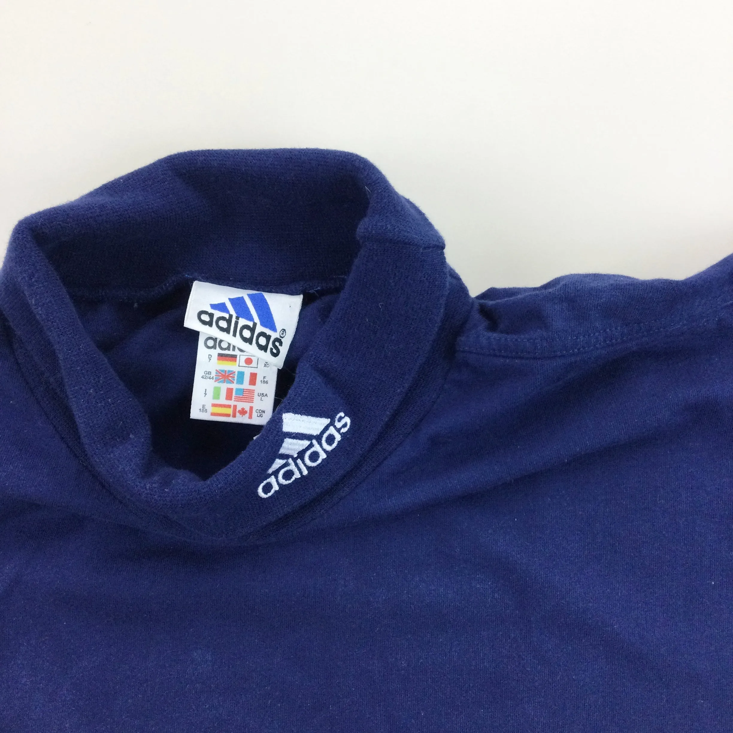 Adidas 90s Turtleneck Sweatshirt - Large
