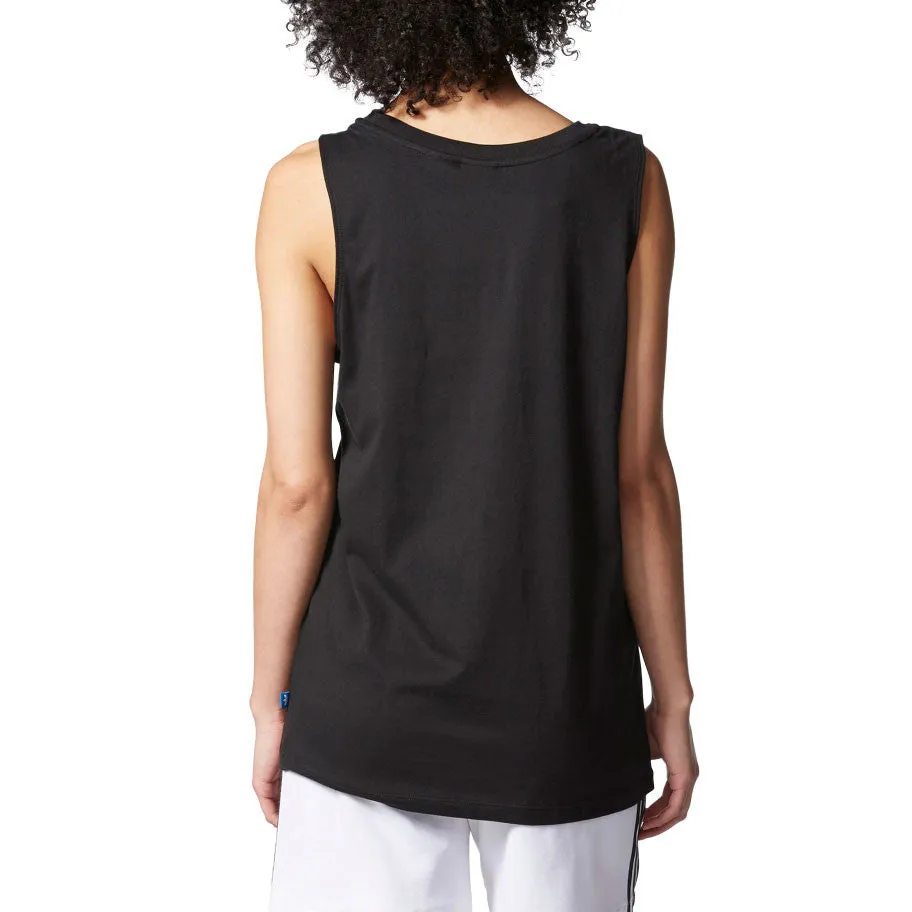 Adidas Originals Loose Trefoil Women's Tank Top Black/White