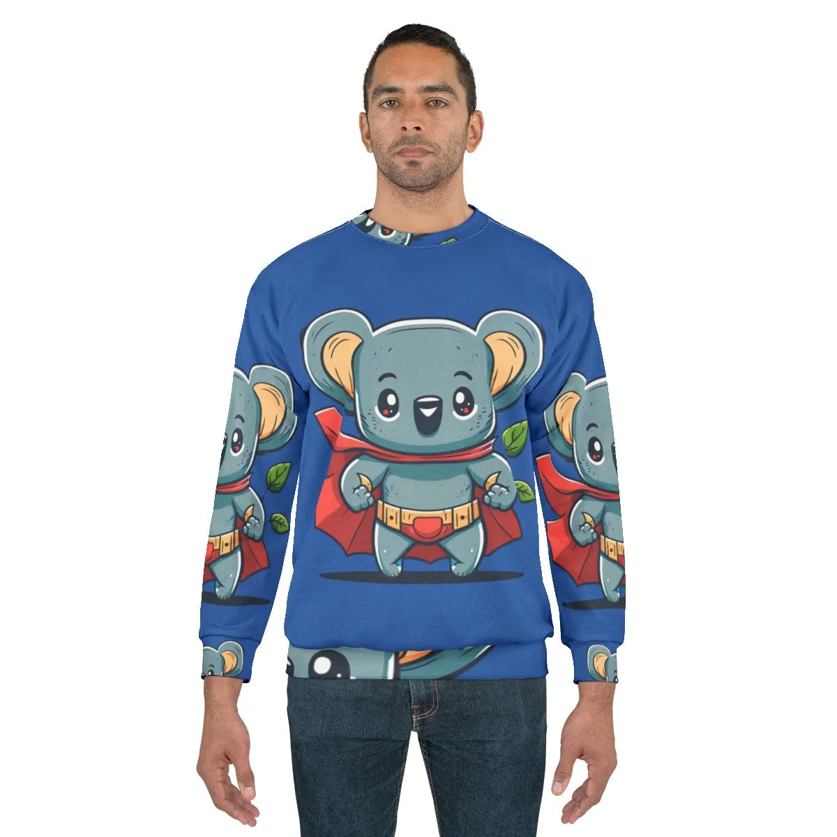 Adorable Superhero Koala Sweatshirt - Aussie Hero Design