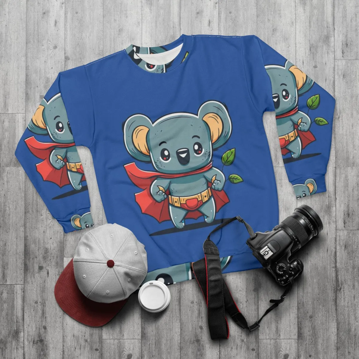 Adorable Superhero Koala Sweatshirt - Aussie Hero Design