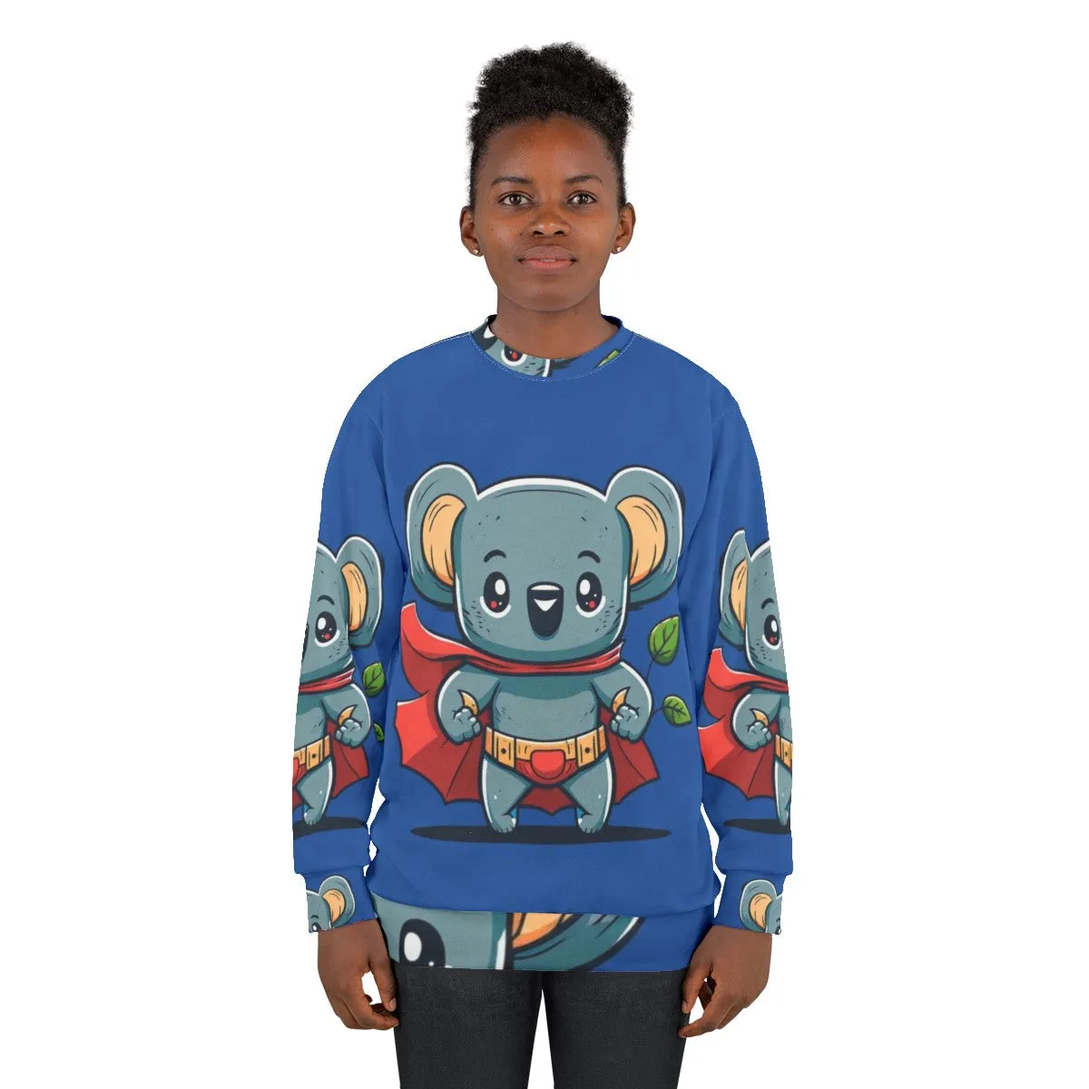 Adorable Superhero Koala Sweatshirt - Aussie Hero Design