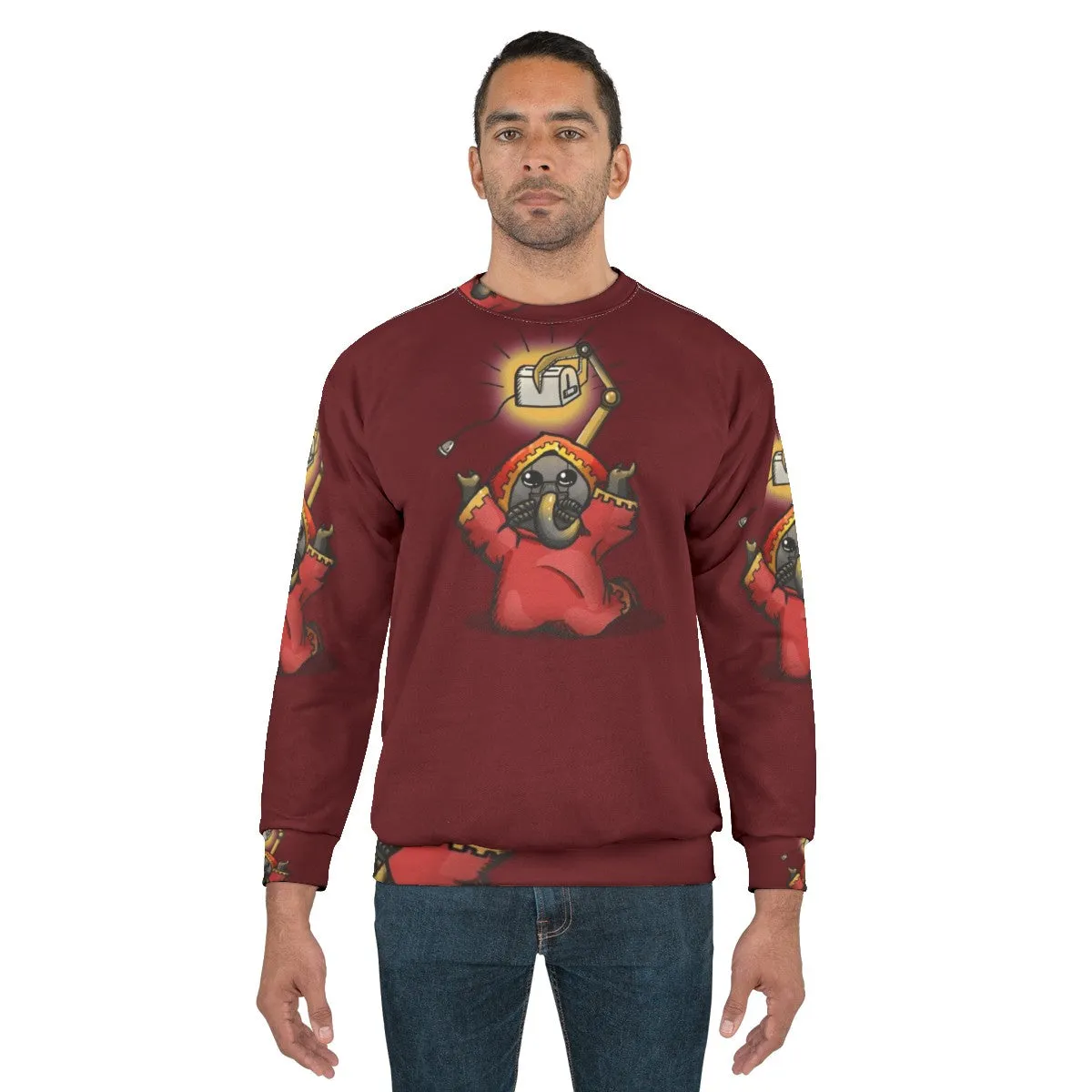 Adorable Toaster Priest Sweatshirt for Warhammer 40k Fans