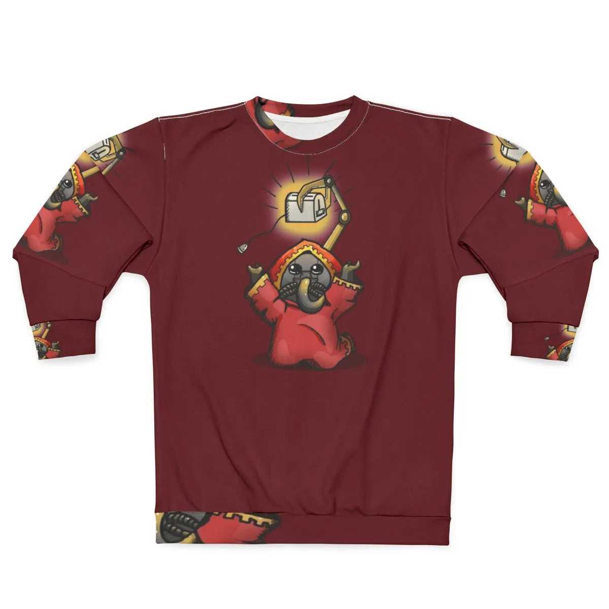 Adorable Toaster Priest Sweatshirt for Warhammer 40k Fans