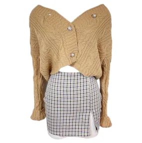 All The Feels Cardigan - Camel
