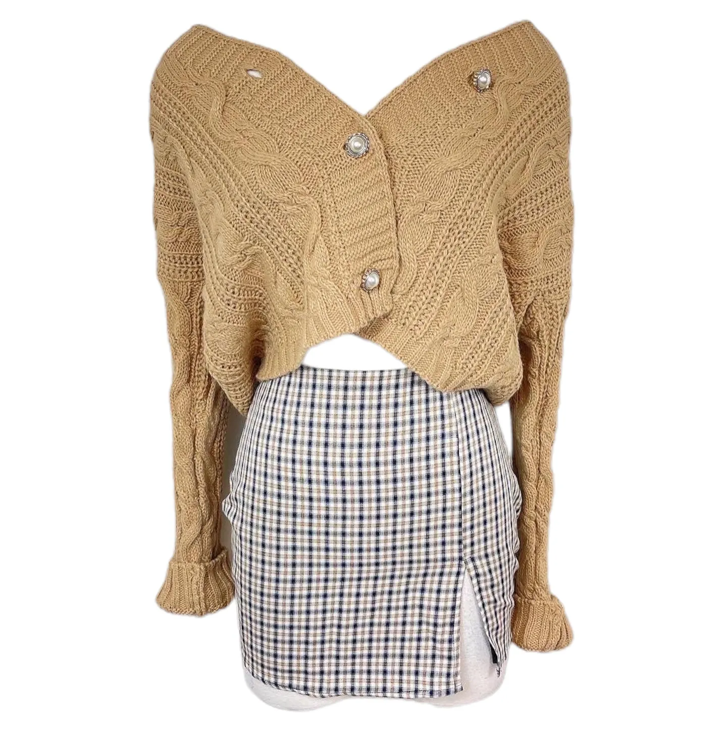 All The Feels Cardigan - Camel