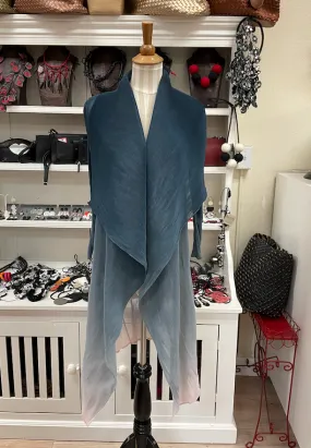 Alquema Long Collare Coat - CHARCOAL GOES LIGHT
