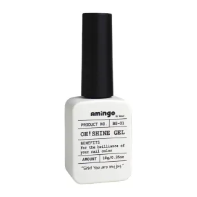 Amingo Pearl White Shimmer Gel Top Coat - Oh! Shine