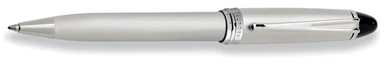 Aurora Ipsilon  All Chrome Cap and Barrel Satin Finish Ballpoint