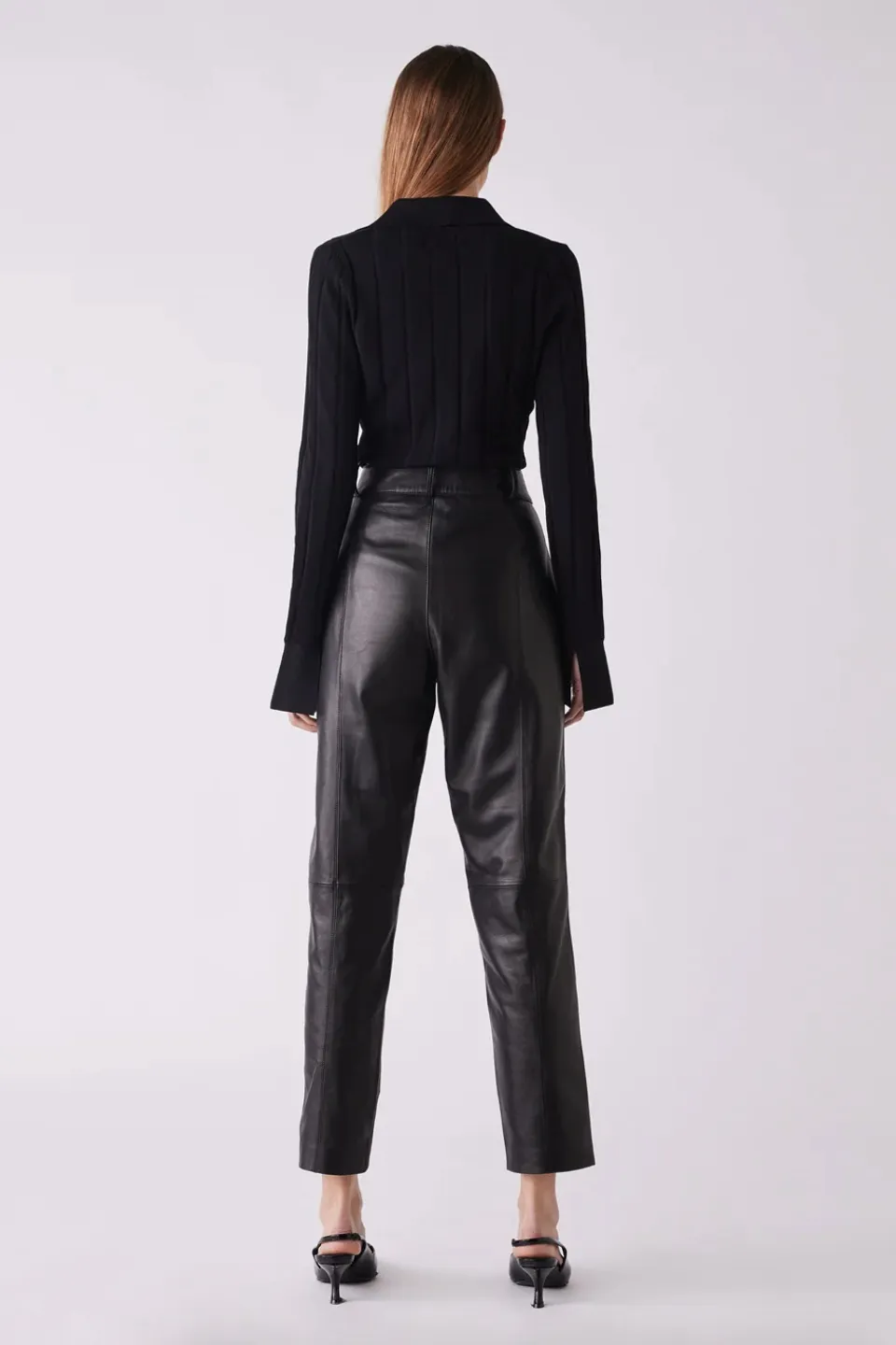 Avenue Button Sweater, Black