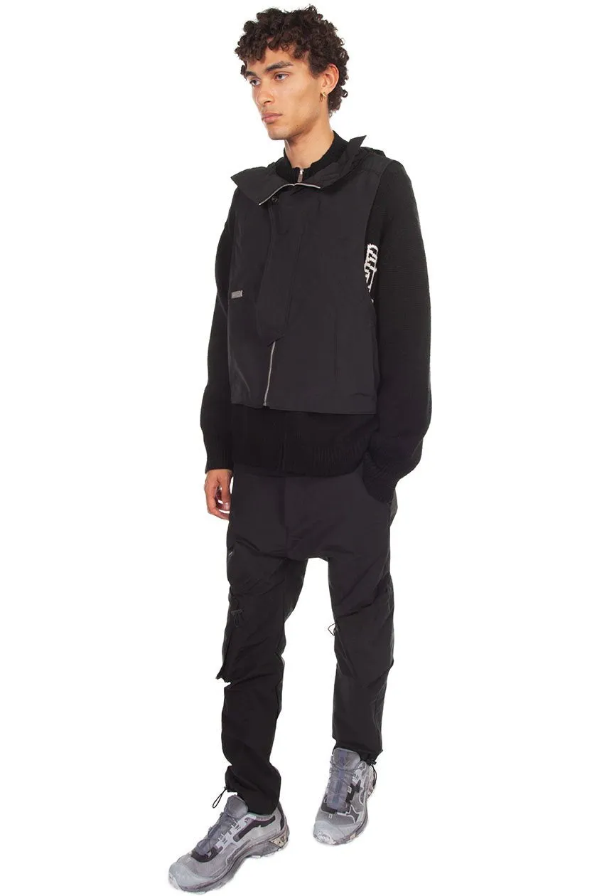 Black Memory Layered Sweater