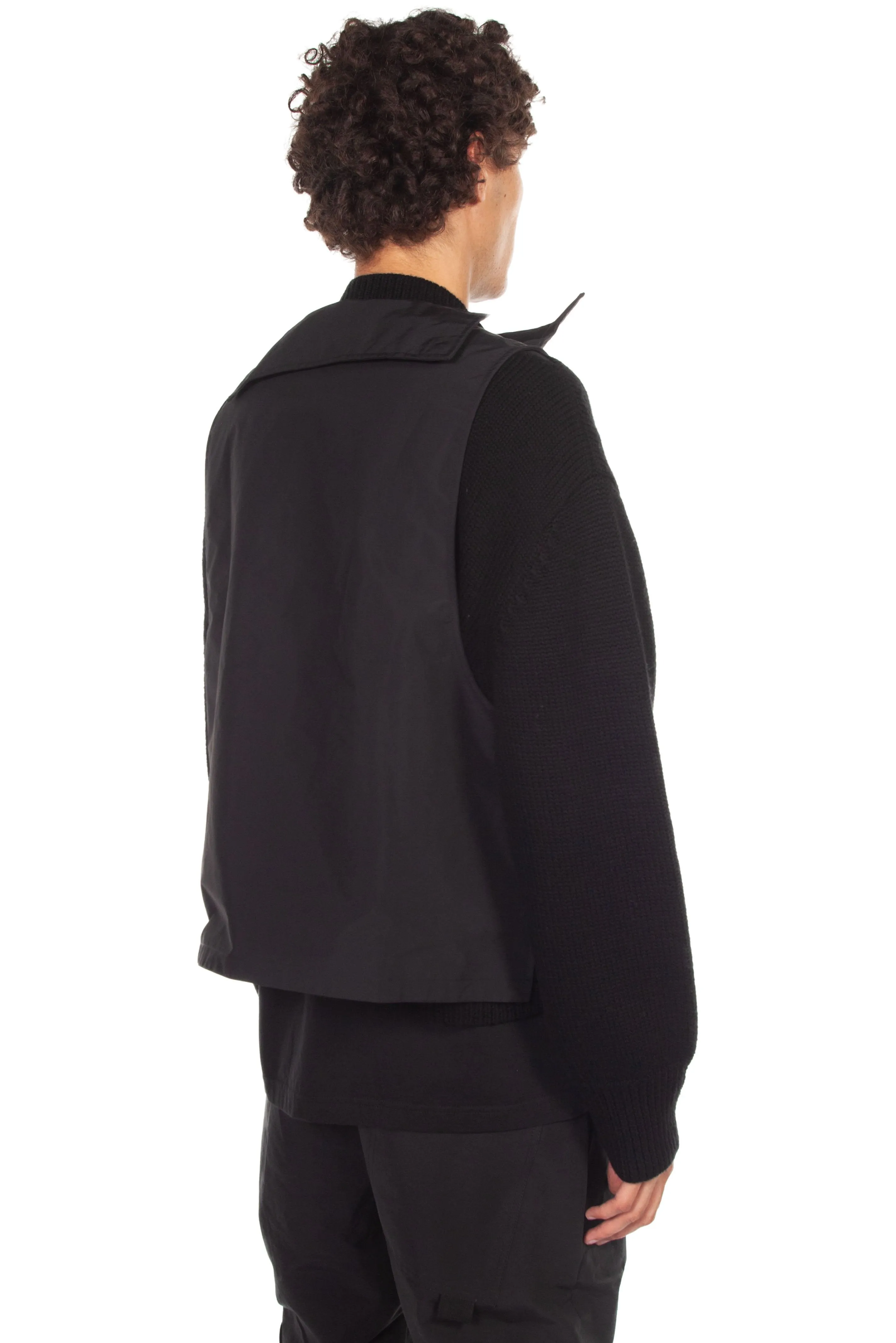 Black Memory Layered Sweater