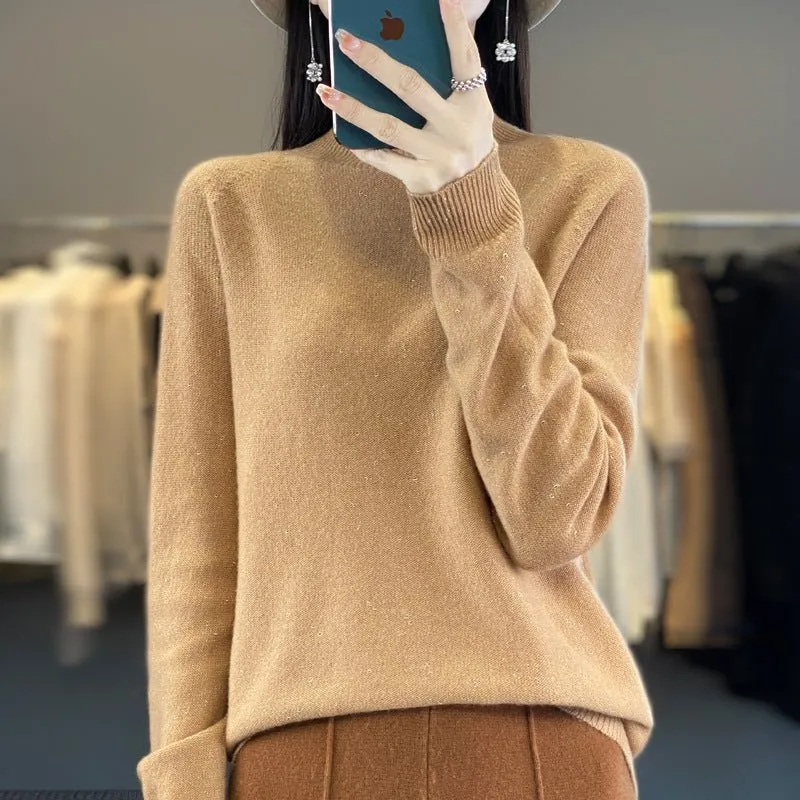 Blake | Blandet, komfortabel rullekravesweater
