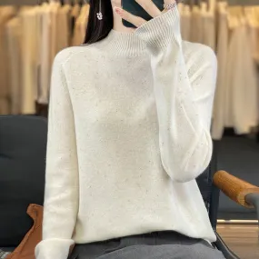 Blake | Blandet, komfortabel rullekravesweater