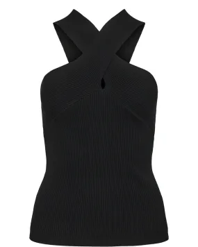 Blanca Knit Top Caviar
