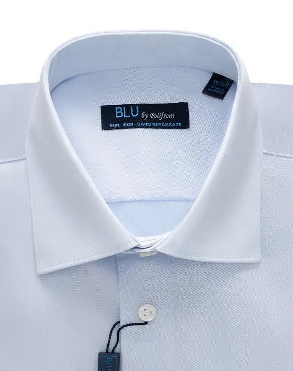 BLU DRESS SHIRT- L. Blue