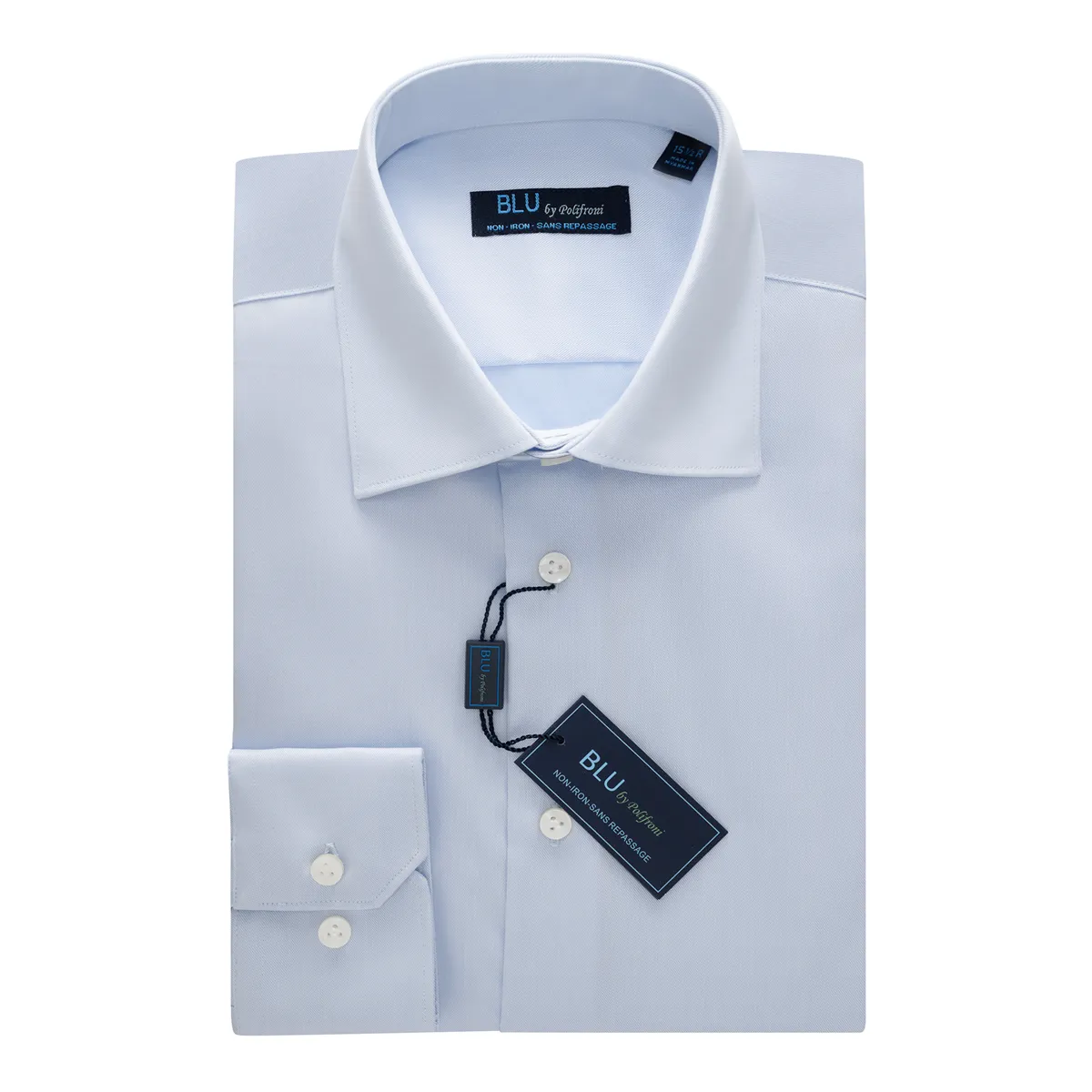 BLU DRESS SHIRT- L. Blue