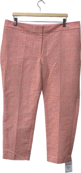 Boden Pink Textured Trousers UK 18L