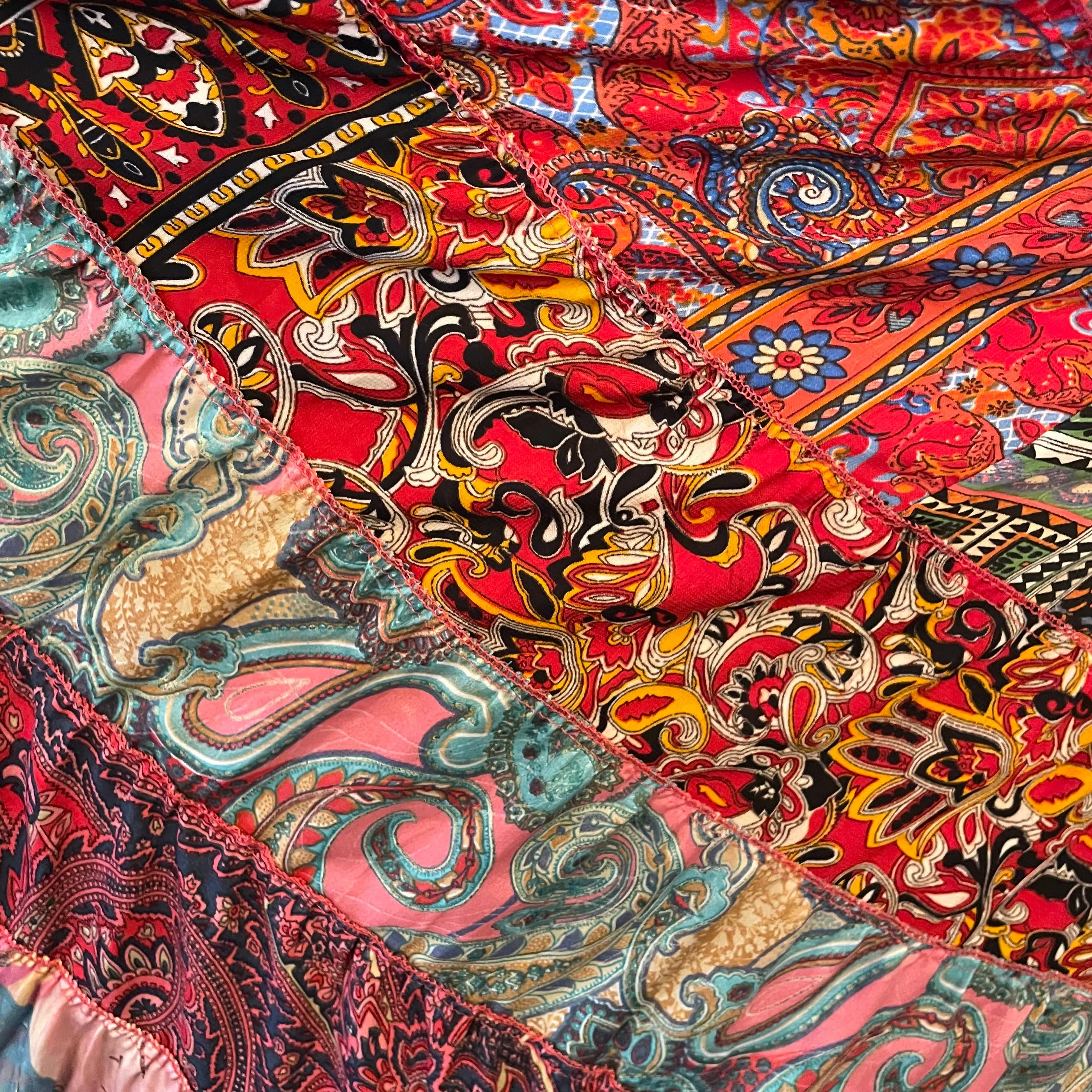 Boho OOAK Printed Tiered Skirt- More Patterns Available!