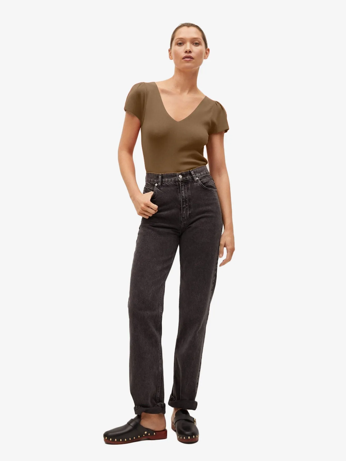 Bow knit top