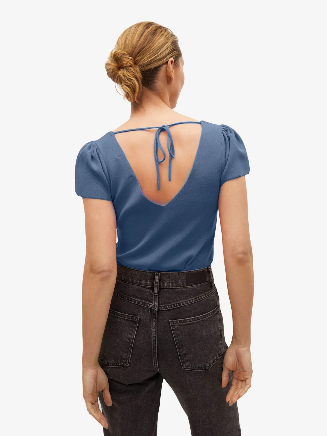 Bow knit top