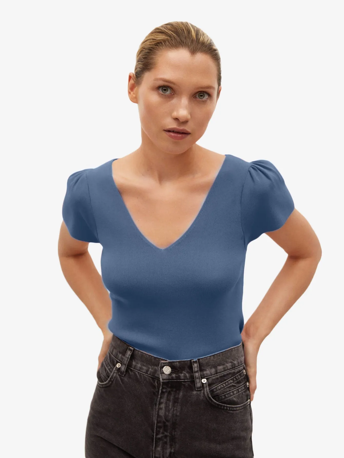 Bow knit top