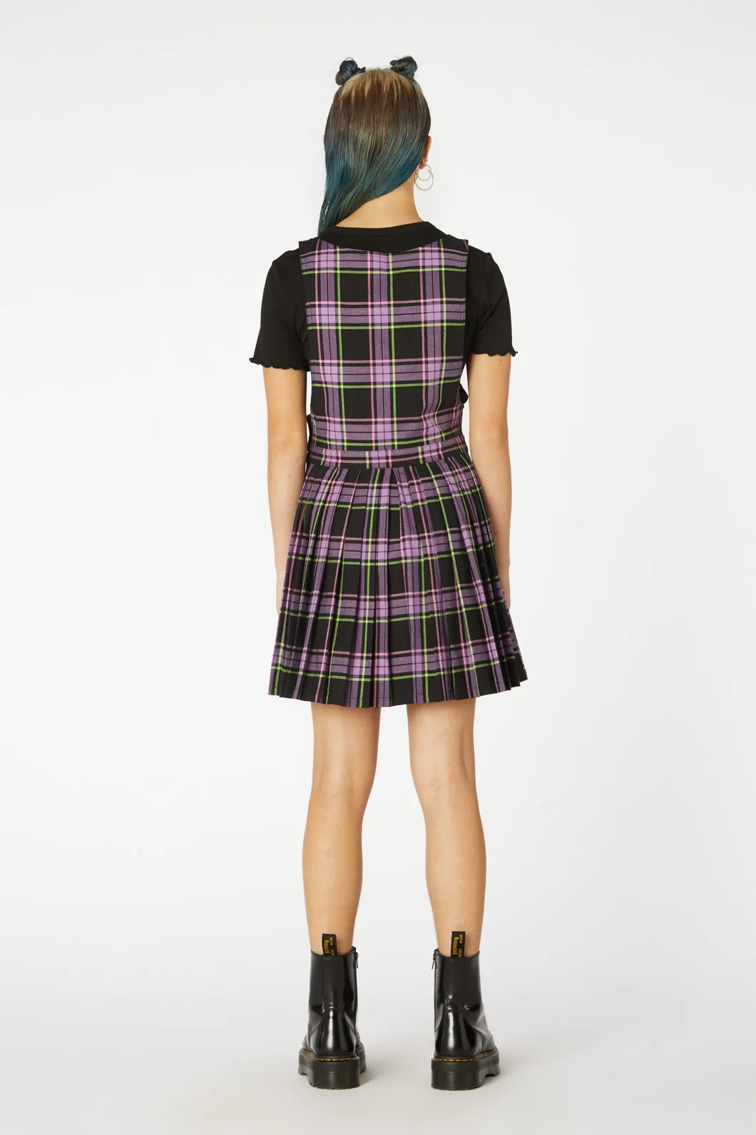 Bright Tartan Pinafore
