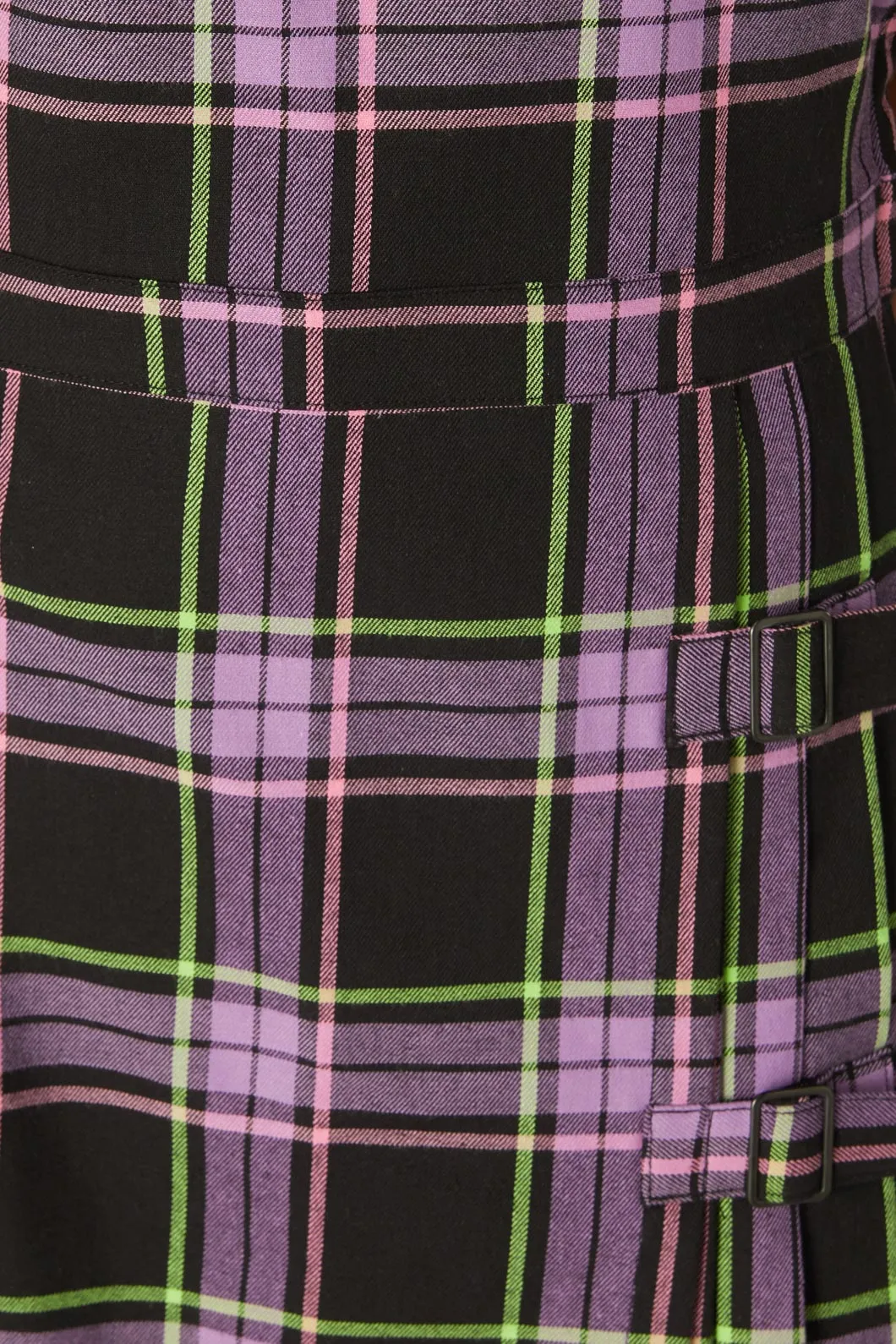 Bright Tartan Pinafore