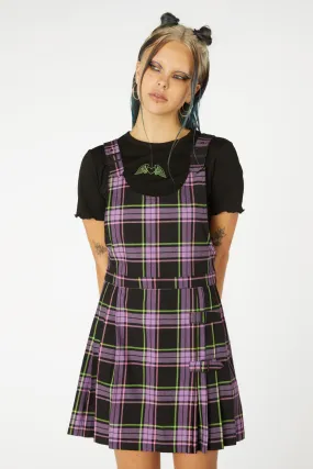 Bright Tartan Pinafore