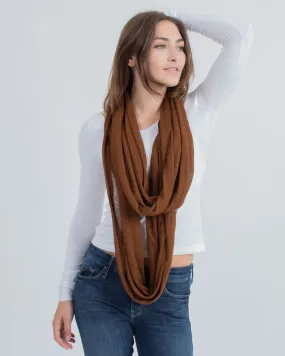 Brown Infinity Scarf