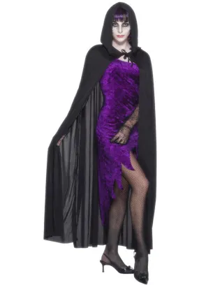 Cape Hooded Black Deluxe