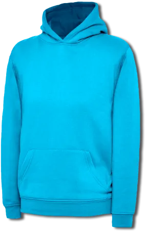 Childrens Classic Hooded Sweatshirt | Sapphire Blue