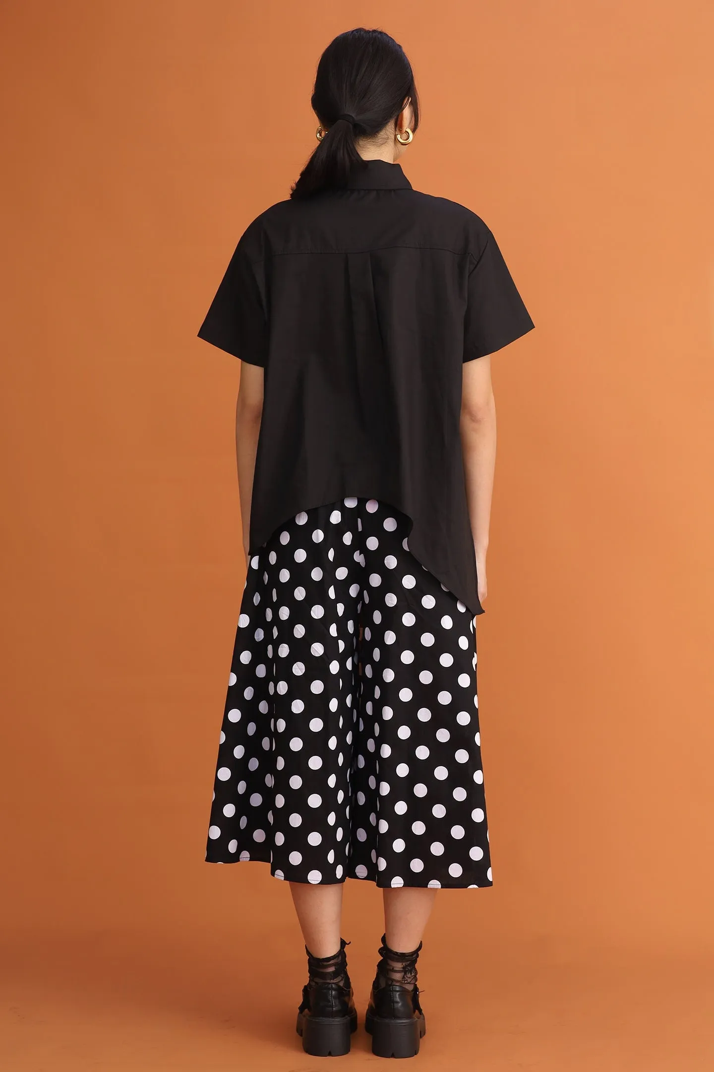 CHOSEN: Dada Asymmetrical Shirt in Black