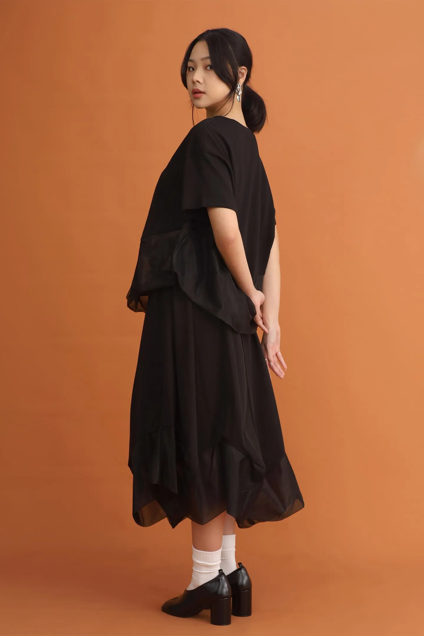 CHOSEN: Zoe Mesh Top in Black