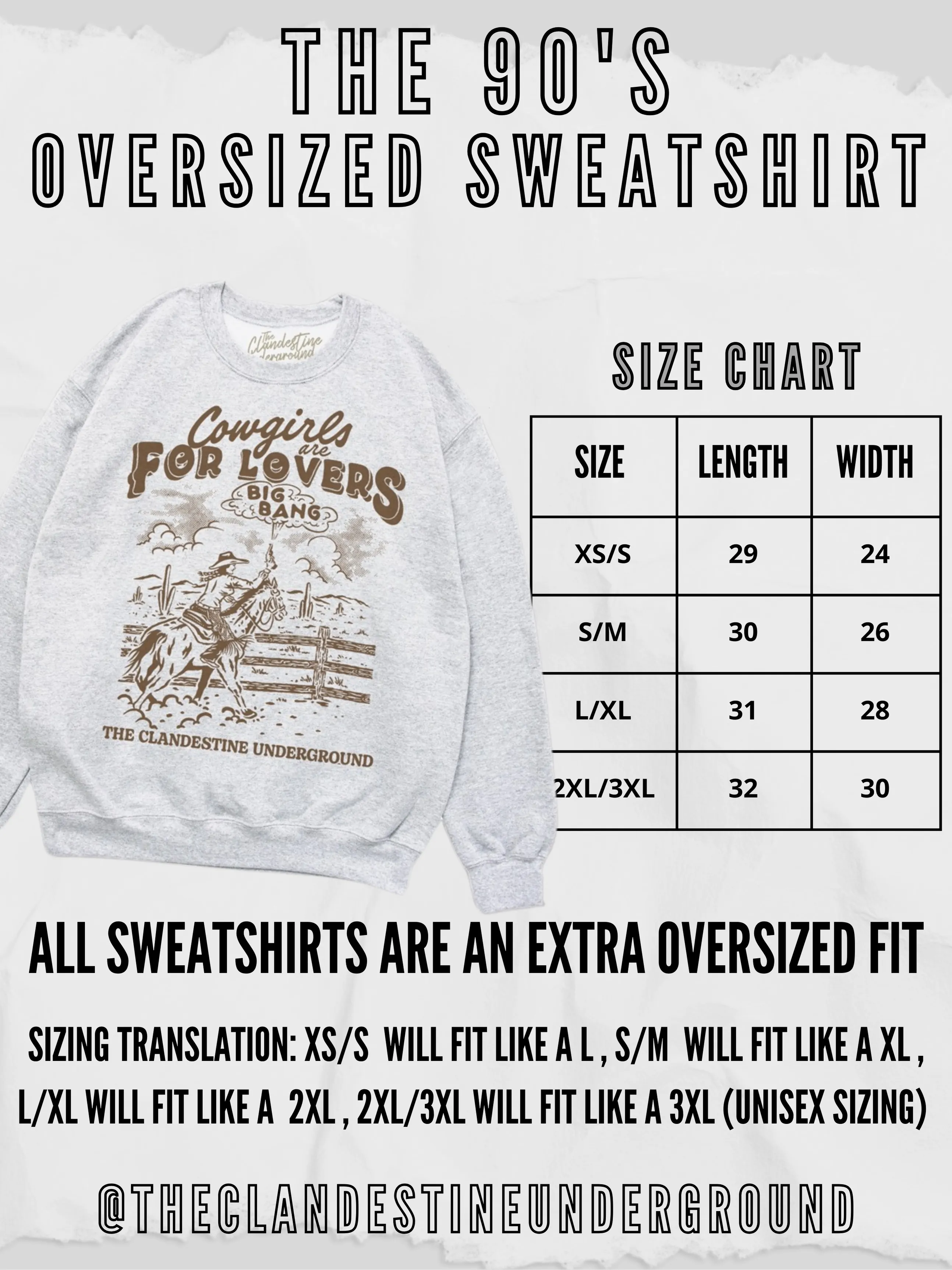 Christmas Dinner Oversized 90's Sweatshirt