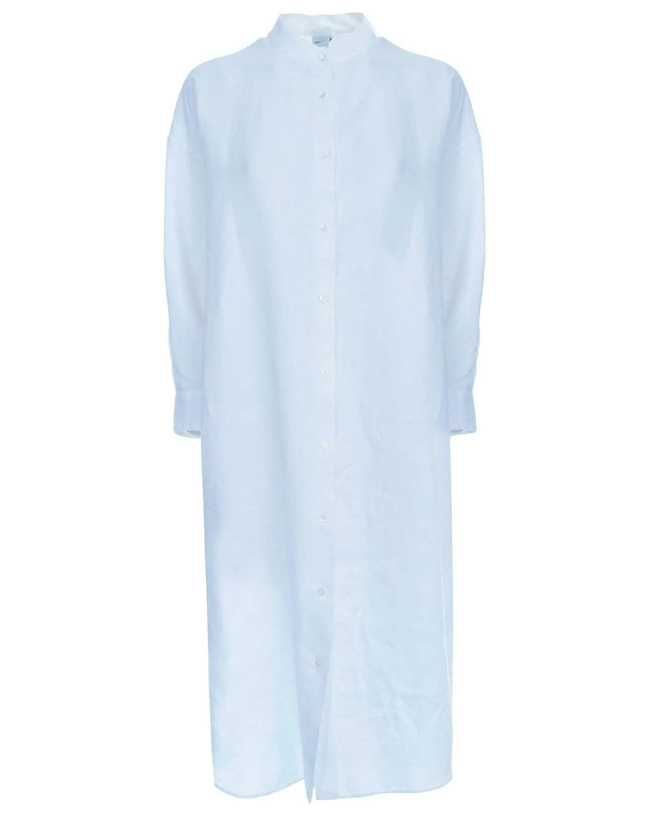 Cielo Slub Linen Gabardine Shirt-Dress