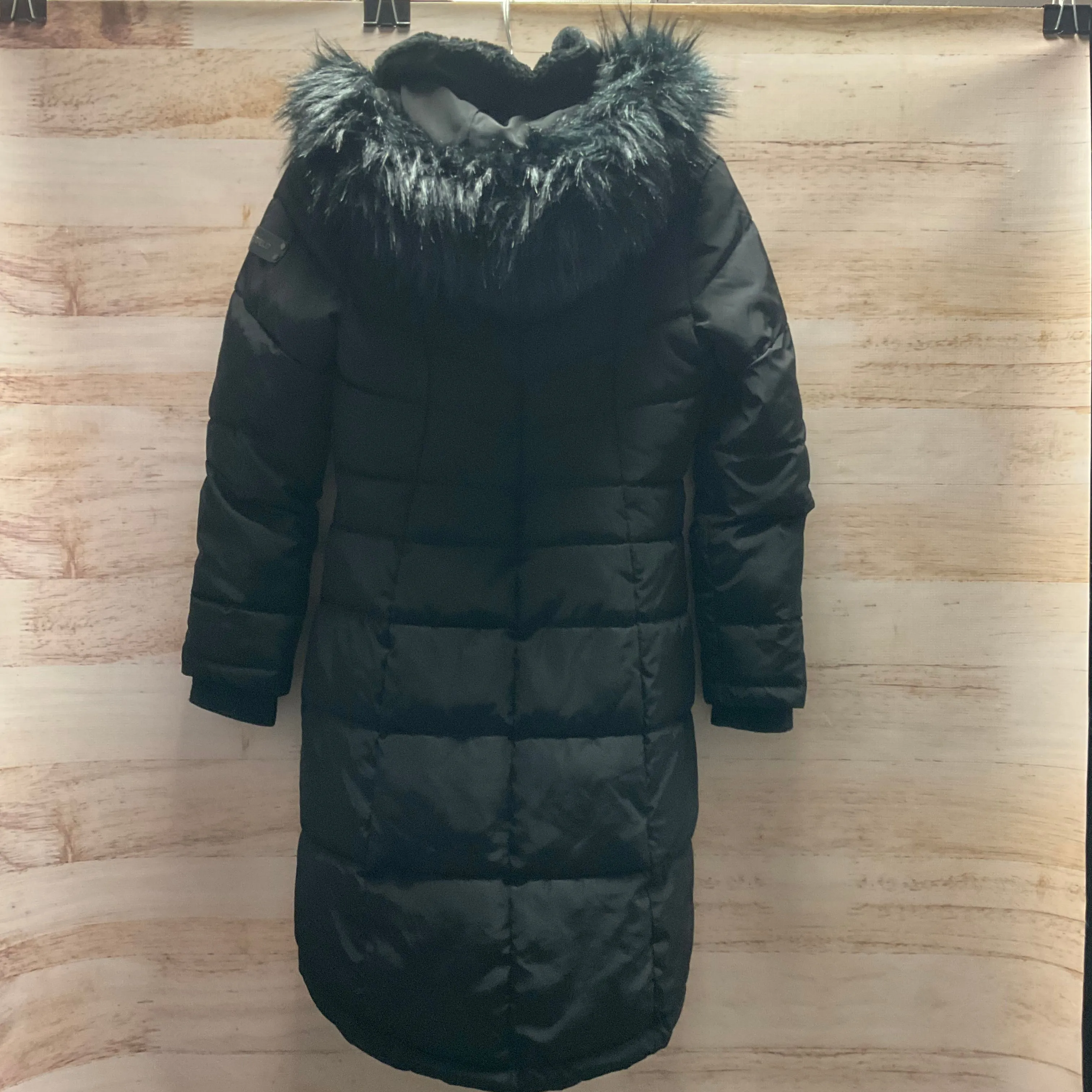 Coat Puffer & Quilted By Karl Lagerfeld In Black, Size: Xs